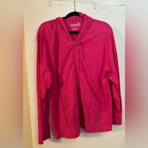 Hanes Bright Pink Comfort Hoodie